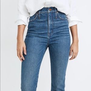 NWT Madewell Stovepipe Jeans Kline wash